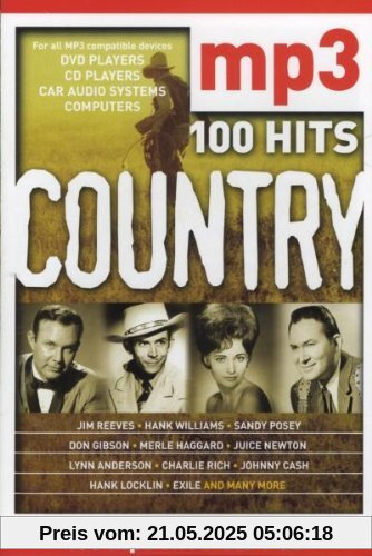 100 MP3-Hits Country Music (MP3-CD) von Mp3 -V