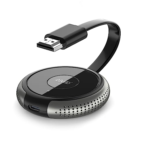 Wireless HDMI Transmitter, Muss mit einem Wireless HDMI Receiver Verbunden Werden, Passend für bis zu 8 Transmitter, Schwarz von MpioLife