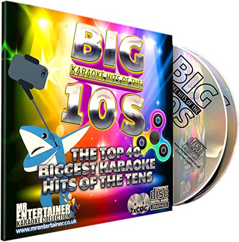 Mr Entertainer Big Karaoke Hits of The 10's (Tens) – Doppel-CD + G (CDG) Pack 40 Pop-Songs von Mr Entertainer's Karaoke Collection