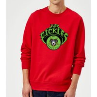Mr Pickles Logo Sweatshirt - Red - L von Mr Pickles