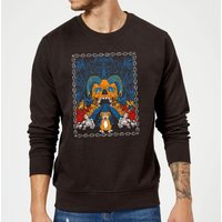 Mr Pickles Retro Print Sweatshirt - Black - L von Mr Pickles