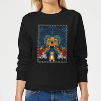 Mr Pickles Retro Print Women's Sweatshirt - Black - L von Mr Pickles