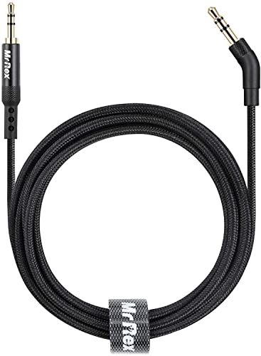 Mr Rex 2,5mm auf 3,5mm Kopfhörer Ersatz-Audiokabel Klinkenkabel Kompatibel mit Bose 700 QuietComfort QC35 QC25 Kopfhörer, JBL E45BT E55BT E65BTNC & AKG Y55 Y50 Y45BT Kopfhörer (5m / 16ft, Schwarz) von Mr Rex