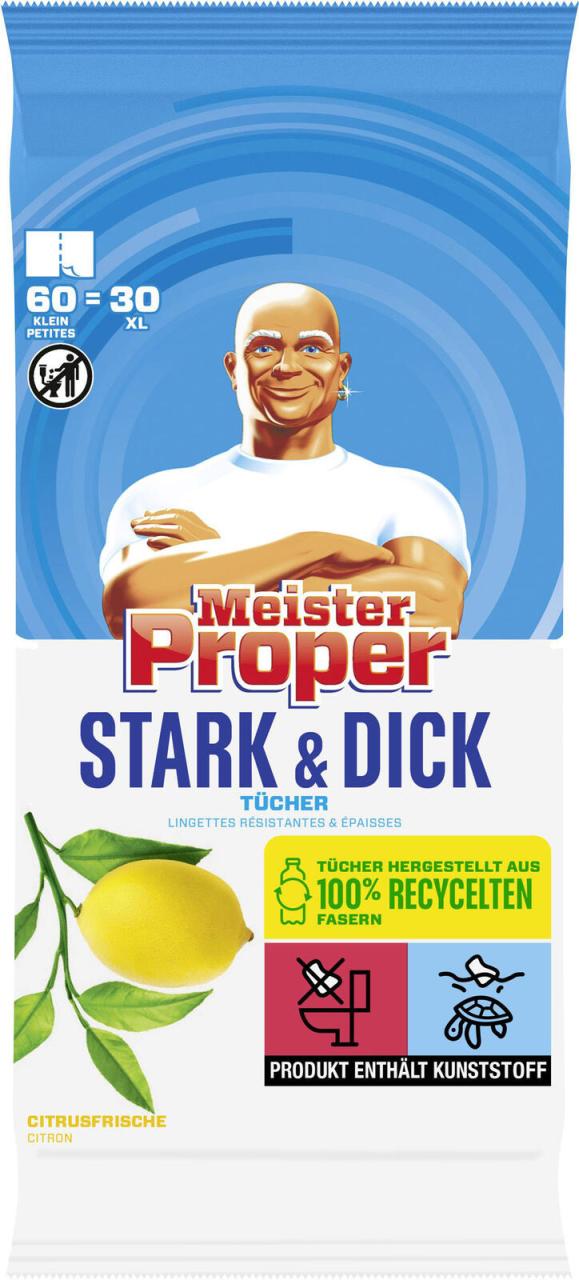 Mr. PROPER feuchte Allzweck-Reinigungstücher STARK & DICK 1-lagig von Mr. PROPER
