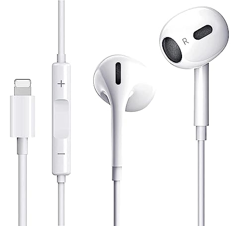 In-Ear Kopfhörer für iPhone [MFi-Zertifiziert] HiFi Stereo Ohrhörer mit Lightning Anschluss Mikrofon und Lautstärkeregler Kompatibel mit iPhone 11/12/13/13 mini/14/X/XS/XR/8/7 Unterstützt alle iOS von Mr. Pen