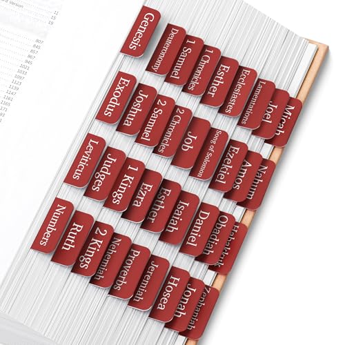 Mr. Pen - Bibelregister, 75 Tabs, laminierte Bibelreiter, Bibelreiter zum Studium Bibel, Bibelregister Tabs, Bibelbuch-Tabs, Bibeletiketten, Herr Stift, Bibelregister, Studienreiter Bibel Mr. Pen - Bibelregister, 75 Tabs, laminierte Bibelreiter, Bibelreiter zum Studium Bibel, Bibelregister Tabs, Bibelbuch-Tabs, Bibeletiketten, Herr Stift, Bibelregister, Studienreiter Bibel von Mr. Pen