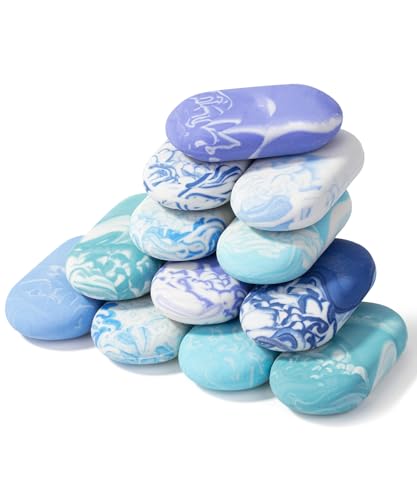 Mr. Pen Radiergummis Mr. Pen, 12 Stück, Marmor-Bleistift-Radiergummi, blaue Farbtöne Mr. Pen Radiergummis Mr. Pen, 12 Stück, Marmor-Bleistift-Radiergummi, blaue Farbtöne von Mr. Pen