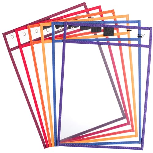 Mr. Pen Trocken abwischbare Taschenhüllen, 25,4 x 35,6 cm, 6 Stück, bunt, Kunststoff, wiederverwendbar, transparent, Klassenzimmer-Hüllen, Sonnenuntergang Mr. Pen Trocken abwischbare Taschenhüllen, 25,4 x 35,6 cm, 6 Stück, bunt, Kunststoff, wiederverwendbar, transparent, Klassenzimmer-Hüllen, Sonnenuntergang von Mr. Pen
