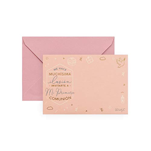 Einladungen zur Kommunion, personalisierbar, Rosa, 20 Stück Einladungen zur Kommunion, personalisierbar, Rosa, 20 Stück von Mr. Wonderful