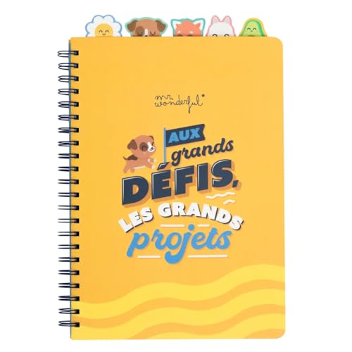 Mr. Wonderful - A4-Notizbuch mit Registerkarten - Für große Herausforderungen, große Projekte Mr. Wonderful - A4-Notizbuch mit Registerkarten - Für große Herausforderungen, große Projekte von Mr. Wonderful