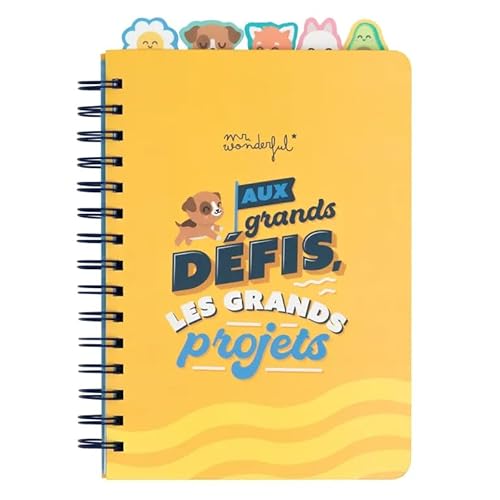 Mr. Wonderful - A5-Notizbuch mit Registerkarten - Für große Herausforderungen, große Projekte Mr. Wonderful - A5-Notizbuch mit Registerkarten - Für große Herausforderungen, große Projekte von Mr. Wonderful