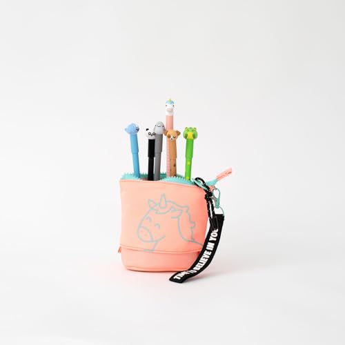 Mr. Wonderful - Ausziehbares Federmäppchen + 6 radierbare Bo-Bo rosa Stifte - Time to believe in you von Mr. Wonderful
