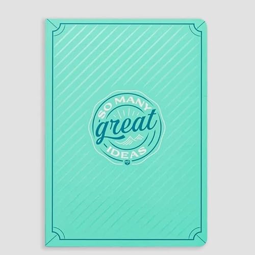 Mr. Wonderful Blue A5 Notebook - So many great ideas von Mr. Wonderful