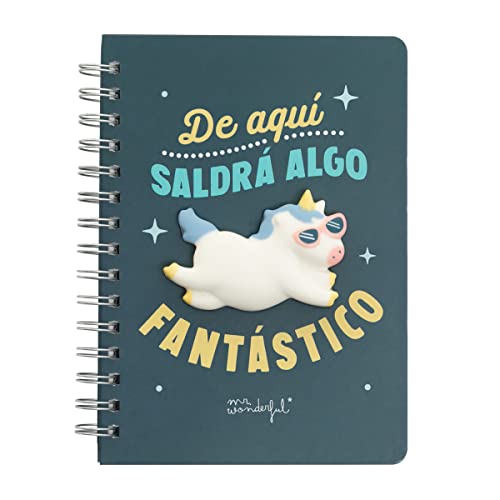 Mr. Wonderful Einhorn Notizbuch - hier kommt etwas Fantastisches von Mr. Wonderful