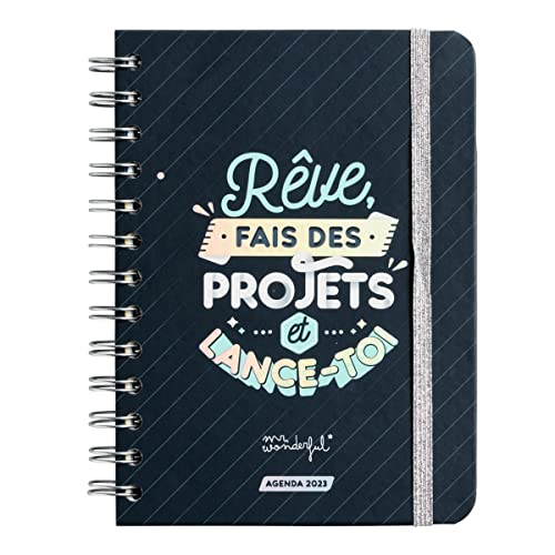 Mr. Wonderful - Klassischer Terminkalender klein 2023, Wochenansicht, WOA2212295FRZ0 von Mr. Wonderful