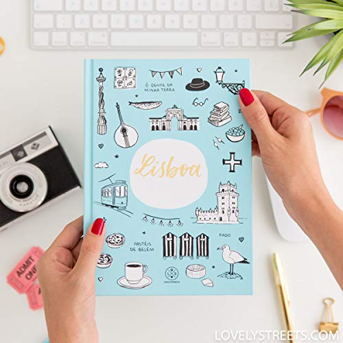 Mr. Wonderful Lovely Streets – Skizze der Welt Lissabon Notebook von Mr. Wonderful