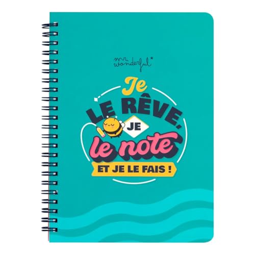 Mr. Wonderful - Notizbuch A5 – Ich träume, ich notiere es und ich tue es! Mr. Wonderful - Notizbuch A5 – Ich träume, ich notiere es und ich tue es! von Mr. Wonderful