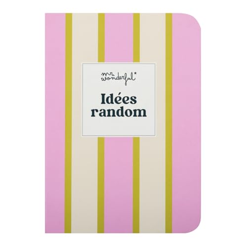 Mr. Wonderful - Notizbuch A6 – Ideen zufällig – Notizbuch im Format A6 mit Cord-Überzug Mr. Wonderful - Notizbuch A6 – Ideen zufällig – Notizbuch im Format A6 mit Cord-Überzug von Mr. Wonderful