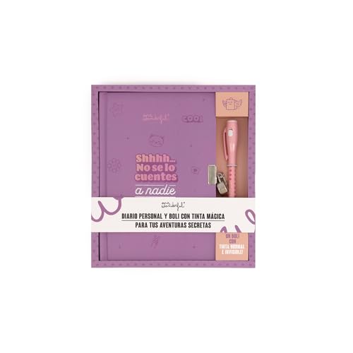 Mr. Wonderful - Personal Tagebuch + Stift mit normaler und unsichtbarer Tinte - Shhhh … sagen Sie es niemandem - Persönliches Tagebuch mit 224 Seiten von Mr. Wonderful