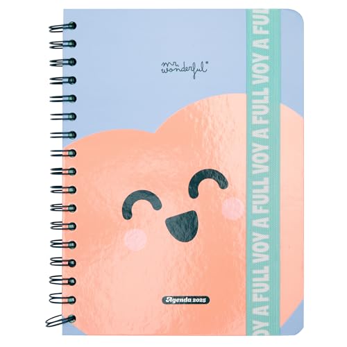 Mr. Wonderful Wonder Terminplaner 2025, Wochenansicht, mit 8 Aufklebern und Notizblock in Formen, mit englischer Aufschrift Mr. Wonderful Wonder Terminplaner 2025, Wochenansicht, mit 8 Aufklebern und Notizblock in Formen, mit englischer Aufschrift von Mr. Wonderful