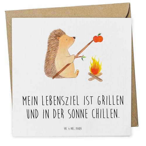 Mr. & Mrs. Panda Deluxe Karte Igel Grillen - Geschenk, Gute Laune, Sinn des Lebens, Spruch, Hochwertige Grußkarte, Hochwertige Klappkarte, Mr. & Mrs. Panda Deluxe Karte Igel Grillen - Geschenk, Gute Laune, Sinn des Lebens, Spruch, Hochwertige Grußkarte, Hochwertige Klappkarte, von Mr. & Mrs. Panda