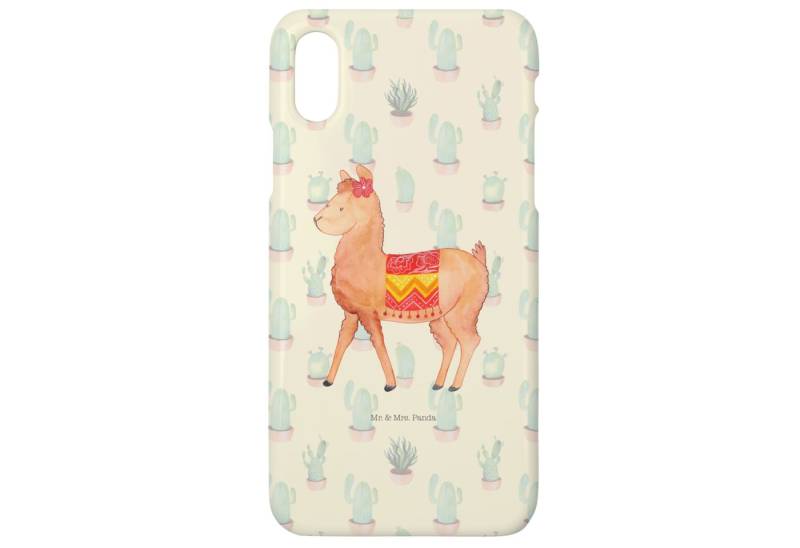 Mr. & Mrs. Panda Handyhülle Alpaka Stolz - Kaktus Grün - Geschenk, Iphone X, Hülle, Handycover, H von Mr. & Mrs. Panda