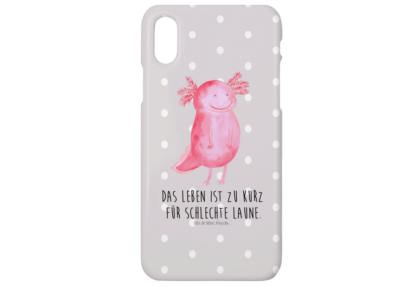 Mr. & Mrs. Panda Handyhülle Axolotl Glücklich, Hülle, Iphone 10, Iphone X, Cover, Handy Mr. & Mrs. Panda Handyhülle Axolotl Glücklich, Hülle, Iphone 10, Iphone X, Cover, Handy von Mr. & Mrs. Panda