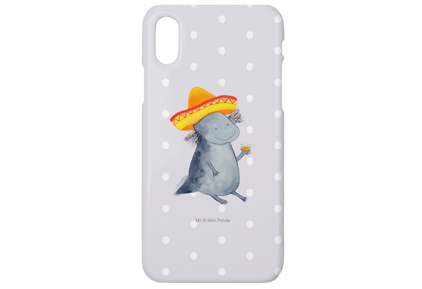 Mr. & Mrs. Panda Handyhülle Axolotl Tequila, Cover, Iphone X, Handyhülle, Handy, Hülle, Iphone von Mr. & Mrs. Panda