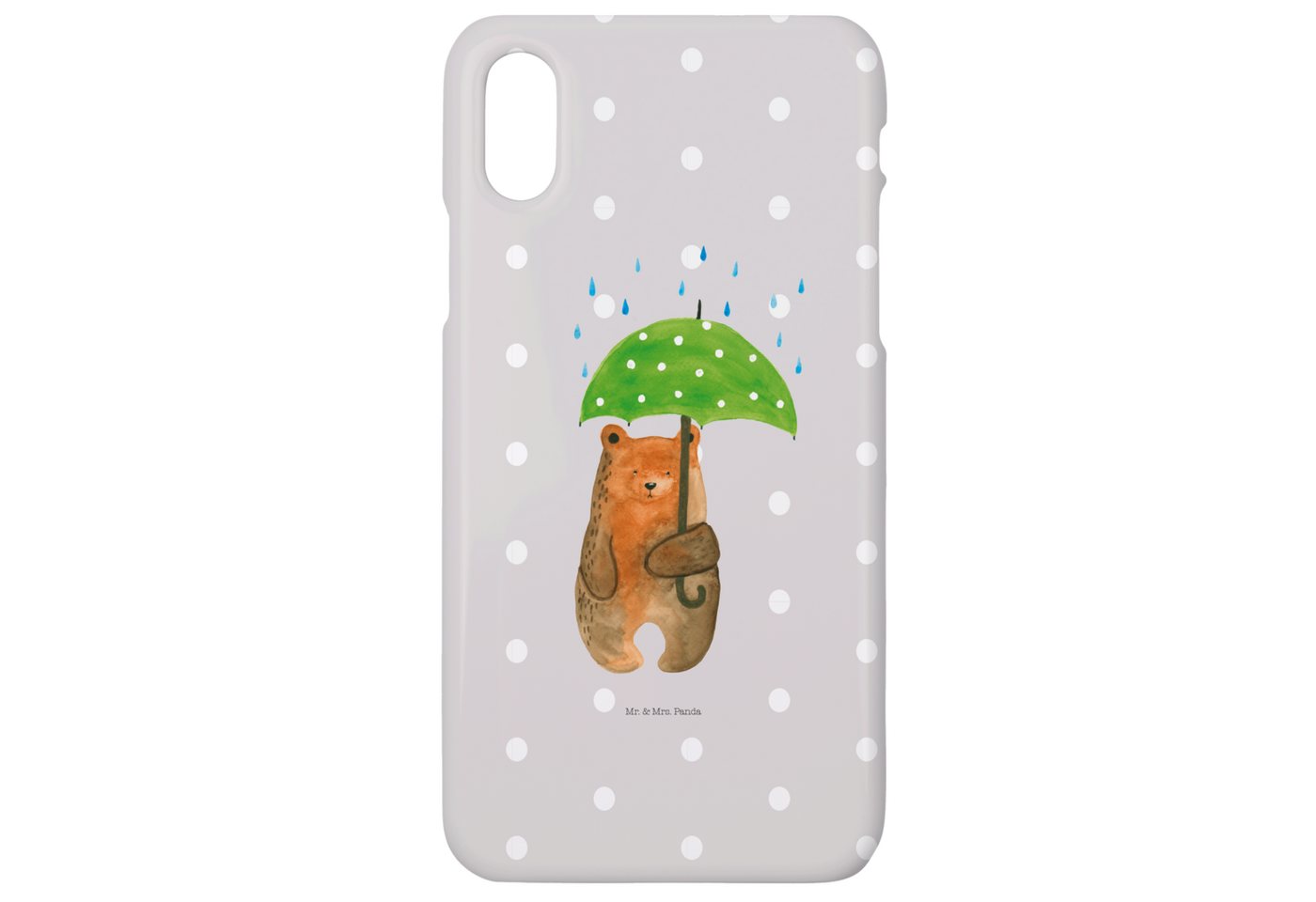 Mr. & Mrs. Panda Handyhülle Bär Regenschirm - Grau Pastell - Geschenk, Partner, Hülle, Iphone 10 Mr. & Mrs. Panda Handyhülle Bär Regenschirm - Grau Pastell - Geschenk, Partner, Hülle, Iphone 10 von Mr. & Mrs. Panda