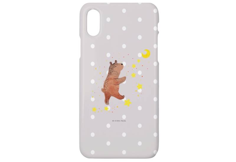 Mr. & Mrs. Panda Handyhülle Bär Träume - Grau Pastell - Geschenk, Cover, Iphone X, Handyhülle, Ip von Mr. & Mrs. Panda