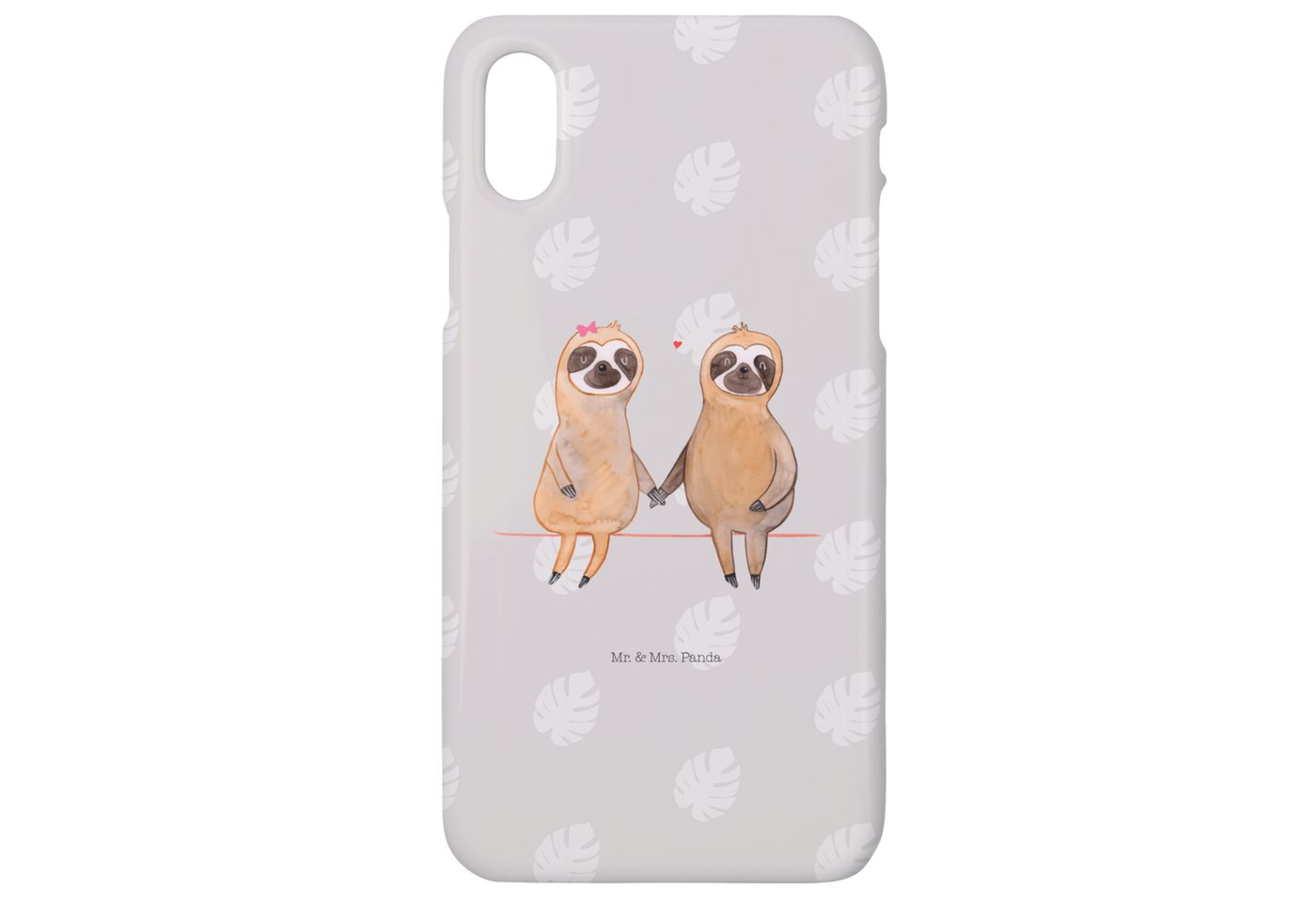 Mr. & Mrs. Panda Handyhülle Faultier Pärchen - Grau Pastell - Geschenk, verlobt, Handy, Hülle, Fa Mr. & Mrs. Panda Handyhülle Faultier Pärchen - Grau Pastell - Geschenk, verlobt, Handy, Hülle, Fa von Mr. & Mrs. Panda