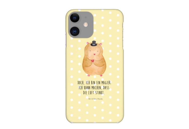 Mr. & Mrs. Panda Handyhülle Hamster Hut - Gelb Pastell - Geschenk, Iphone 11, Handy Case, Smartph von Mr. & Mrs. Panda