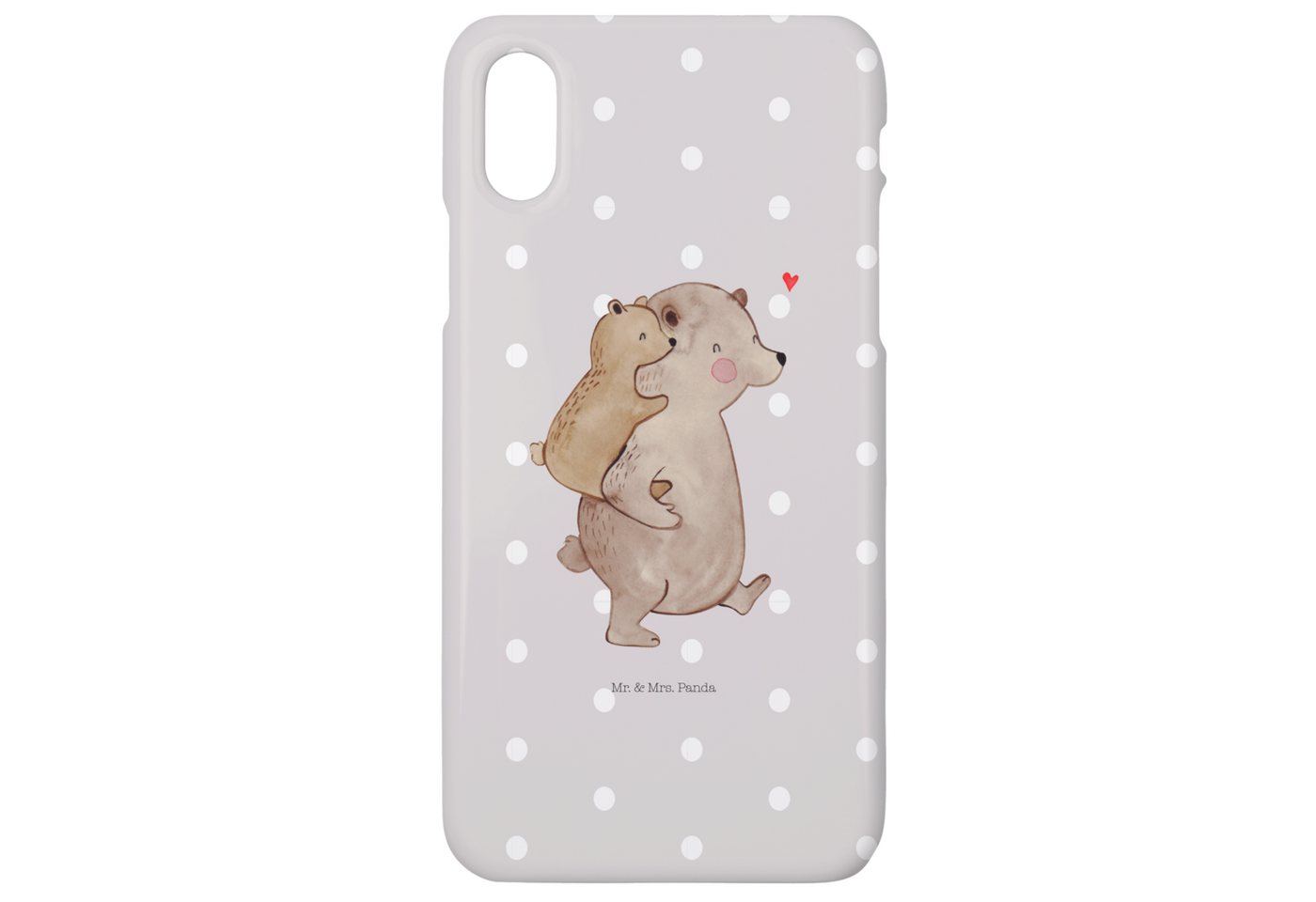 Mr. & Mrs. Panda Handyhülle Papa Bär - Grau Pastell - Geschenk, Iphone X, Bruder, Cover, Oma, Han Mr. & Mrs. Panda Handyhülle Papa Bär - Grau Pastell - Geschenk, Iphone X, Bruder, Cover, Oma, Han von Mr. & Mrs. Panda