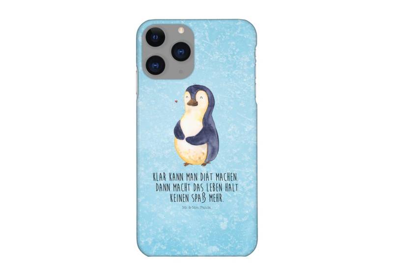 Mr. & Mrs. Panda Handyhülle Pinguin Diät - Eisblau - Geschenk, Iphone 11 Pro, glücklich, Bauch, K von Mr. & Mrs. Panda