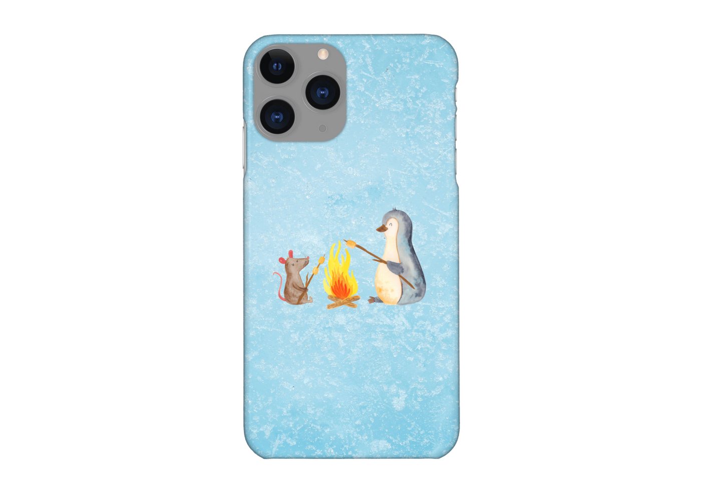 Mr. & Mrs. Panda Handyhülle Pinguin Lagerfeuer - Eisblau - Geschenk, Premium Kunststoff, grillen Mr. & Mrs. Panda Handyhülle Pinguin Lagerfeuer - Eisblau - Geschenk, Premium Kunststoff, grillen von Mr. & Mrs. Panda