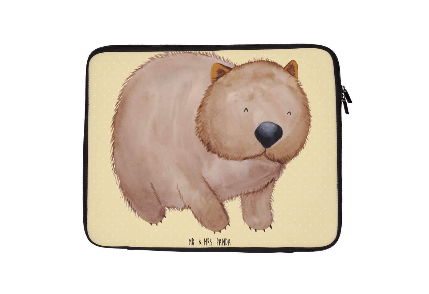 Mr. & Mrs. Panda Laptop-Hülle Wombat 33 x 42 cm - Gelb Pastell - Geschenk, Laptop, Notebook-Reisehü, Stylishes Design Mr. & Mrs. Panda Laptop-Hülle Wombat 33 x 42 cm - Gelb Pastell - Geschenk, Laptop, Notebook-Reisehü, Stylishes Design von Mr. & Mrs. Panda