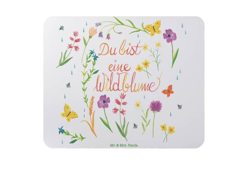 Mr. & Mrs. Panda Mauspad Du bist eine Wildblume - Geschenk, Mausunterlage, Computer zubehör, M (Packung, 1-St., Mauspad Du bist eine Wildblume), Rutschfest von Mr. & Mrs. Panda
