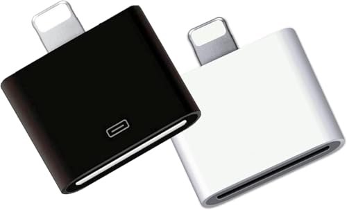 Mr.Gadget's Solutions Adapter mit 8-poligem Stecker auf 30-polige Buchse, kompatibel mit iOS-Geräten 7, 6, 6S, 5, 5S, 5C, 6S Plus, 7 Plus, 8 und 8 Plus, SE und mehr, nur für schnelles Laden, Schwarz Mr.Gadget's Solutions Adapter mit 8-poligem Stecker auf 30-polige Buchse, kompatibel mit iOS-Geräten 7, 6, 6S, 5, 5S, 5C, 6S Plus, 7 Plus, 8 und 8 Plus, SE und mehr, nur für schnelles Laden, Schwarz von Mr.Gadget's Solutions