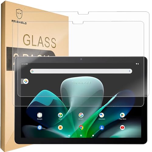 Mr.Shield Schutzfolie Kompatibel mit Acer Iconia Tab M10 Tablet [2 Stück] Schutzglas Schutzglasfolie 9H Härte, HD Klare Displayschutzfolie von Mr.Shield