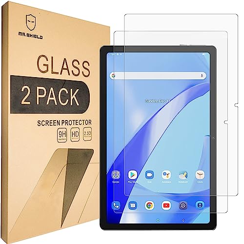 Mr.Shield Schutzfolie Kompatibel mit Blackview Tab 11 Tablet [2 Stück] Schutzglas Schutzglasfolie 9H Härte, HD Klare Displayschutzfolie von Mr.Shield