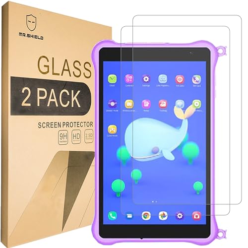 Mr.Shield Schutzfolie Kompatibel mit Blackview Tab 50 Kids 8 Zoll [2 Stück] Schutzglas Schutzglasfolie 9H Härte, HD Klare Displayschutzfolie von Mr.Shield