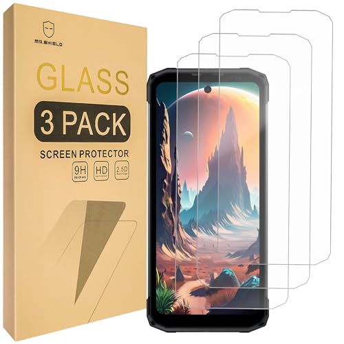 Mr.Shield Schutzfolie Kompatibel mit DOOGEE Fire 6 / Fire 6 Power [3 Stück] Schutzglas Schutzglasfolie 9H Härte, HD Klare Displayschutzfolie von Mr.Shield