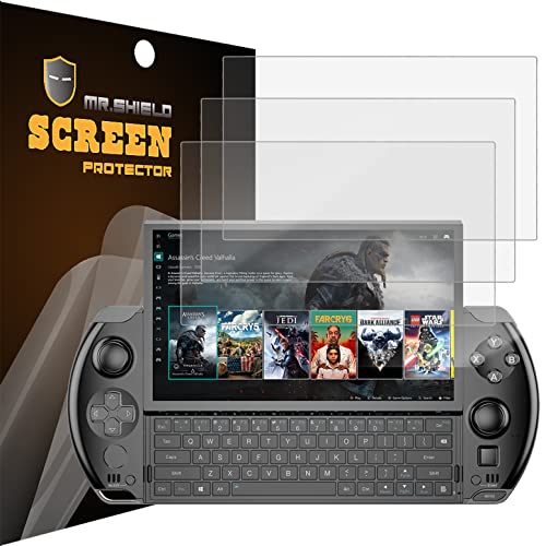 Mr.Shield Schutzfolie Kompatibel mit GPD WIN 4 / GDP Win4, Tablet PC [Premium Clear] [3 Stück] Displayschutzfolie (PET Material) von Mr.Shield