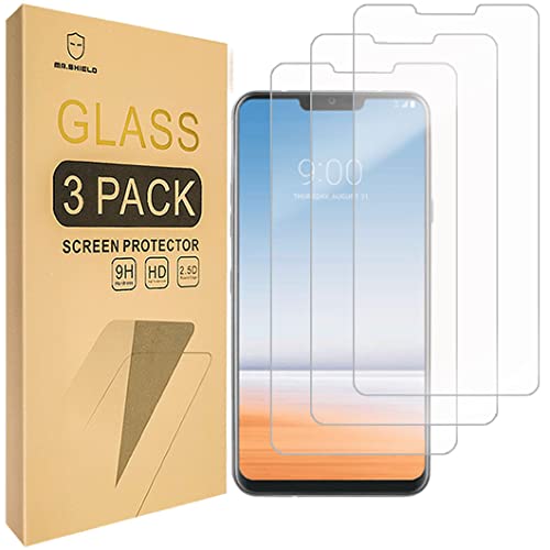Mr.Shield Schutzfolie Kompatibel mit LG G7 ThinQ [3 Stück] Schutzglas Schutzglasfolie 9H Härte, HD Klare Displayschutzfolie von Mr.Shield