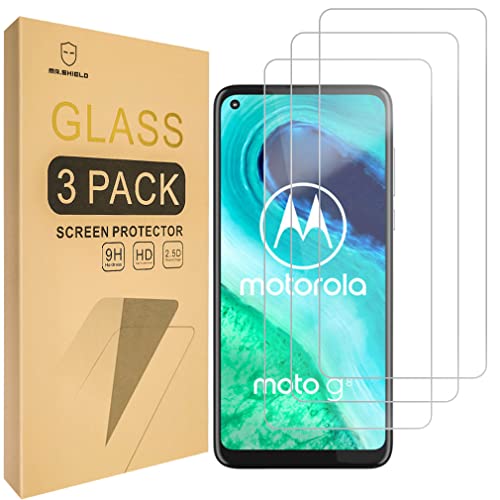 Mr.Shield Schutzfolie Kompatibel mit Motorola (MOTO G Fast) / MOTO G8 [3 Stück] Schutzglas Schutzglasfolie 9H Härte, HD Klare Displayschutzfolie von Mr.Shield
