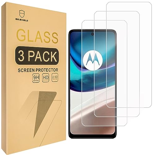 Mr.Shield Schutzfolie Kompatibel mit Motorola MOTO G42 [3 Stück] Schutzglas Schutzglasfolie 9H Härte, HD Klare Displayschutzfolie von Mr.Shield
