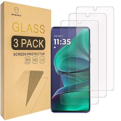Mr.Shield Schutzfolie Kompatibel mit Motorola Moto G Stylus 5G (2025) [NOT for 2024 model] [3 Stück] Schutzglas Schutzglasfolie 9H Härte, HD Klare Displayschutzfolie von Mr.Shield