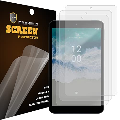 Mr.Shield Schutzfolie Kompatibel mit Nokia T10 Tablet [Shorter Fit for Case Version] Anti-Glare [3 Stück] Displayschutzfolie (PET Material) von Mr.Shield