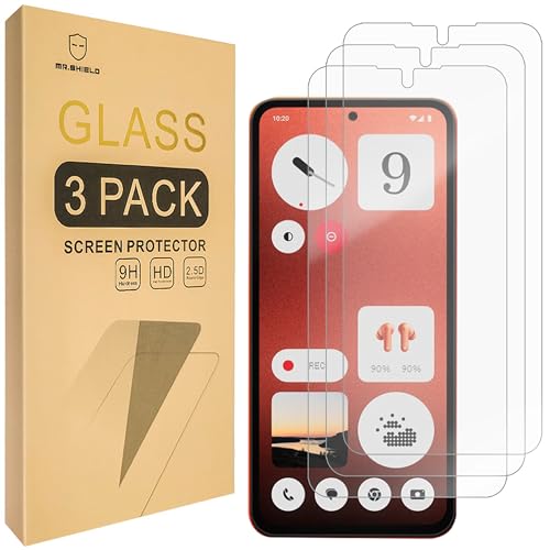 Mr.Shield Schutzfolie Kompatibel mit Nothing (CMF Phone 1) [3 Stück] Schutzglas Schutzglasfolie 9H Härte, HD Klare Displayschutzfolie von Mr.Shield