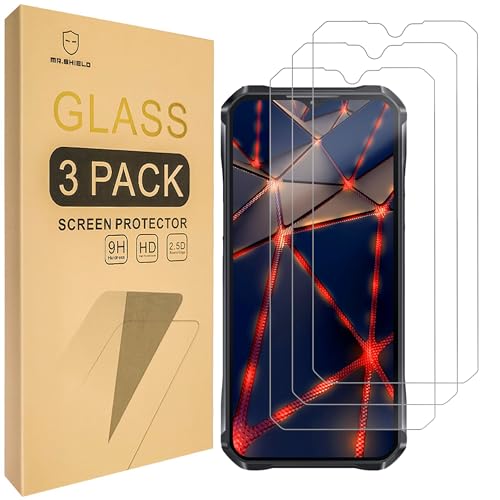 Mr.Shield Schutzfolie Kompatibel mit Oukitel WP33 Pro [3 Stück] Schutzglas Schutzglasfolie 9H Härte, HD Klare Displayschutzfolie von Mr.Shield